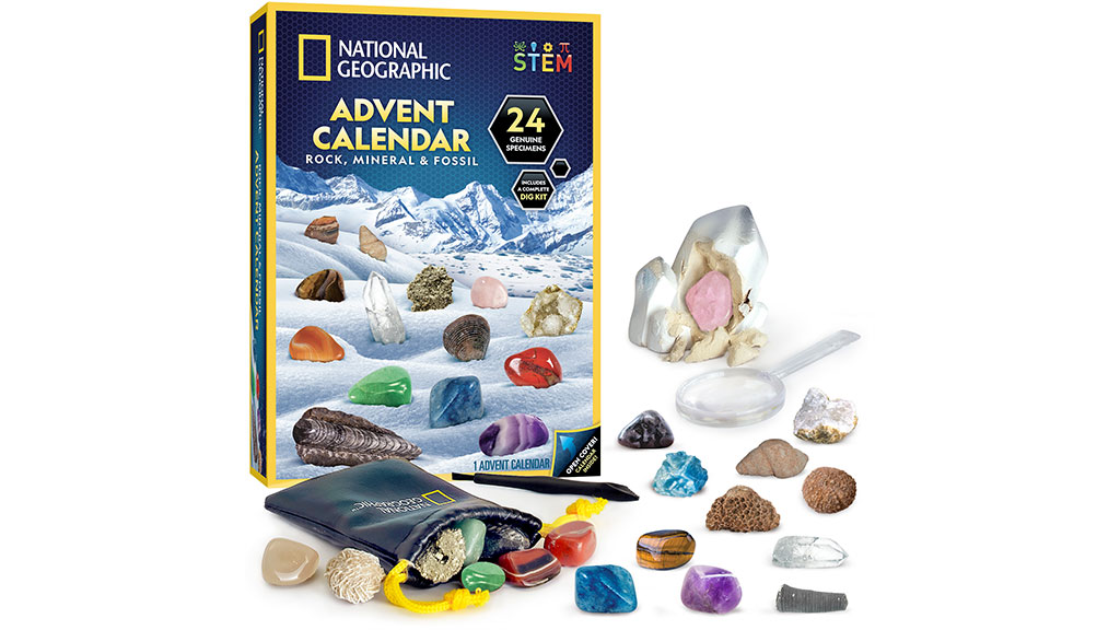 NATIONAL GEOGRAPHIC ROCK MINERAL FOSSIL ADVENT CALENDAR The Toy NATIONAL GEOGRAPHIC ROCK MINERAL FOSSIL ADVENT CALENDAR The Toy