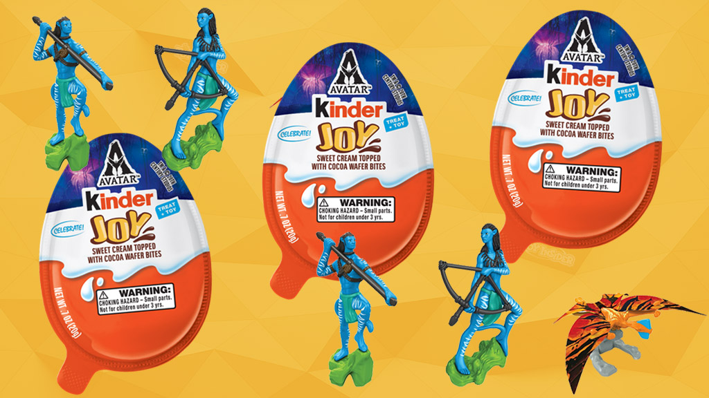 Kinder Joy Launches Avatar-Inspired Chocolate Eggs with Surprise Toys Inside