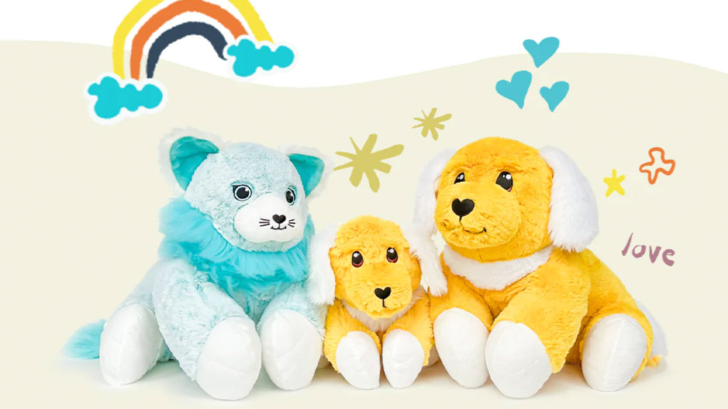 These Naturally Weighted Plushies Help Reduce Anxiety with a Big Hug
